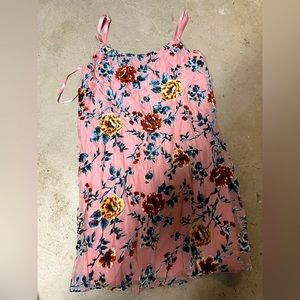Small pink floral dress